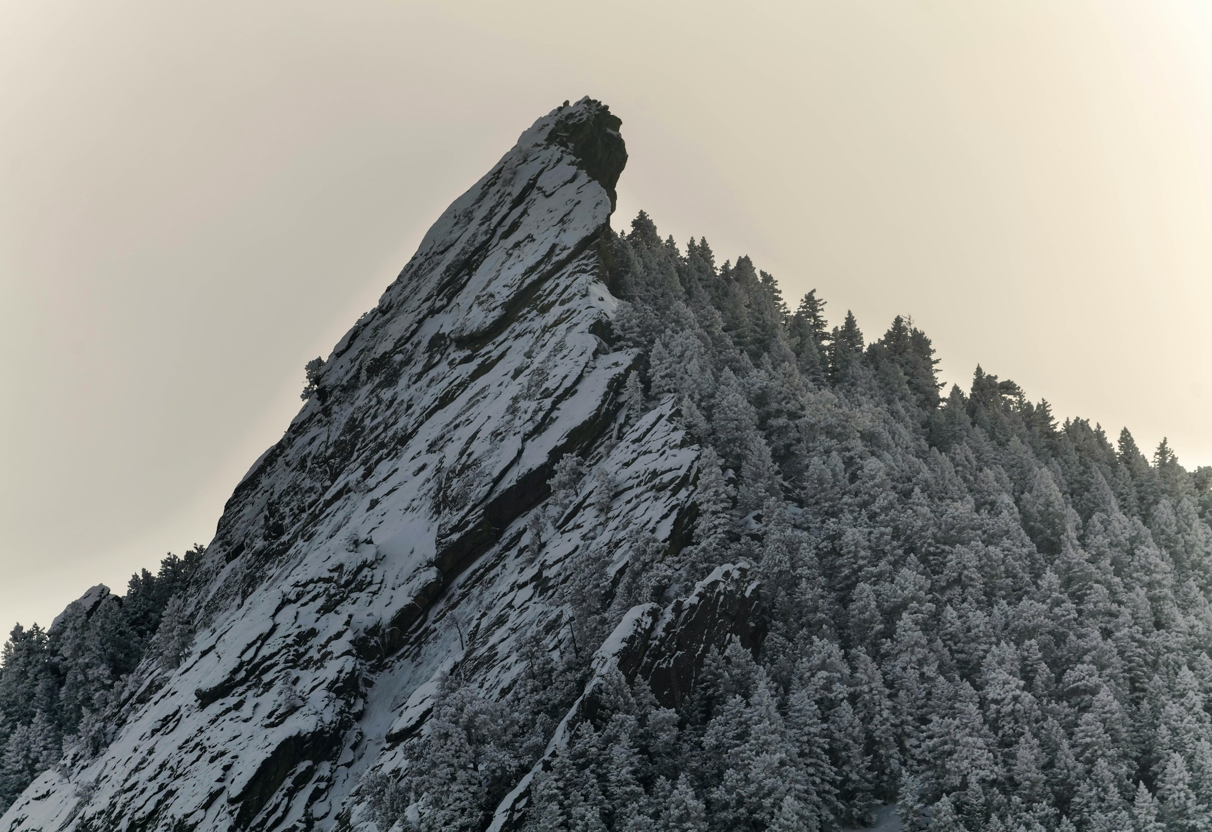 Boulder Flatirons rugged monolith terrain